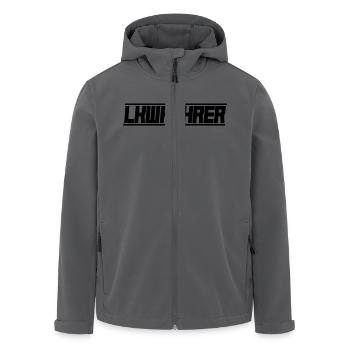 Lkw fahrer - Recycelte Männer Softshell-Jacke von Stanley/Stella - Anthrazit - Vorne - AI Model Male 185 light (185cm)