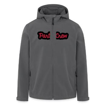 Party Crew - Recycelte Männer Softshell-Jacke von Stanley/Stella - Anthrazit - Vorne - AI Model Male 185 light (185cm)