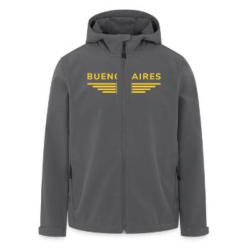 Buenos Aires Shirt für Argentinien-Fans - Recycelte Männer Softshell-Jacke von Stanley/Stella - Anthrazit - Vorne - AI Model Male 185 light (185cm)