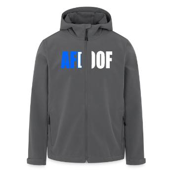Afd doof afdoof - Recycelte Männer Softshell-Jacke von Stanley/Stella - Anthrazit - Vorne - AI Model Male 185 light (185cm)