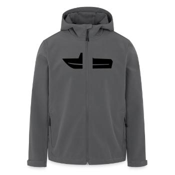 Motorboot Fischerboot Boot Kapitän - Recycelte Männer Softshell-Jacke von Stanley/Stella - Anthrazit - Vorne - AI Model Male 185 light (185cm)
