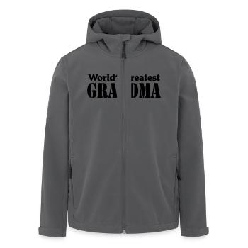 World's greatest Grandma - Recycelte Männer Softshell-Jacke von Stanley/Stella - Anthrazit - Vorne - AI Model Male 185 light (185cm)