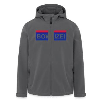 Bowlizei - Bowling - Recycelte Männer Softshell-Jacke von Stanley/Stella - Anthrazit - Vorne - AI Model Male 185 light (185cm)