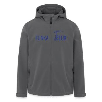 Funkamateur - Recycelte Männer Softshell-Jacke von Stanley/Stella - Anthrazit - Vorne - AI Model Male 185 light (185cm)