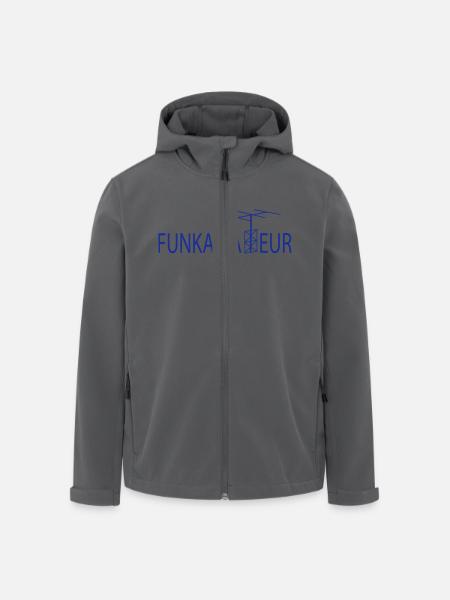 Funkamateur - Recycelte Männer Softshell-Jacke von Stanley/Stella - Anthrazit