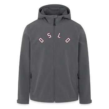 Oslo - Recycelte Männer Softshell-Jacke von Stanley/Stella - Anthrazit - Vorne - AI Model Male 185 light (185cm)