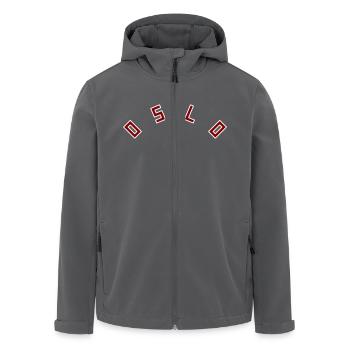 Oslo - Recycelte Männer Softshell-Jacke von Stanley/Stella - Anthrazit - Vorne - AI Model Male 185 light (185cm)