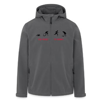Triathlon GO HARD - Recycelte Männer Softshell-Jacke von Stanley/Stella - Anthrazit - Vorne - AI Model Male 185 light (185cm)