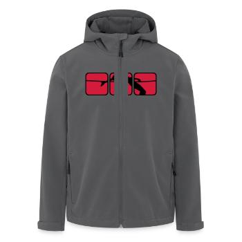 hochsprung 1 - Recycelte Männer Softshell-Jacke von Stanley/Stella - Anthrazit - Vorne - AI Model Male 185 light (185cm)