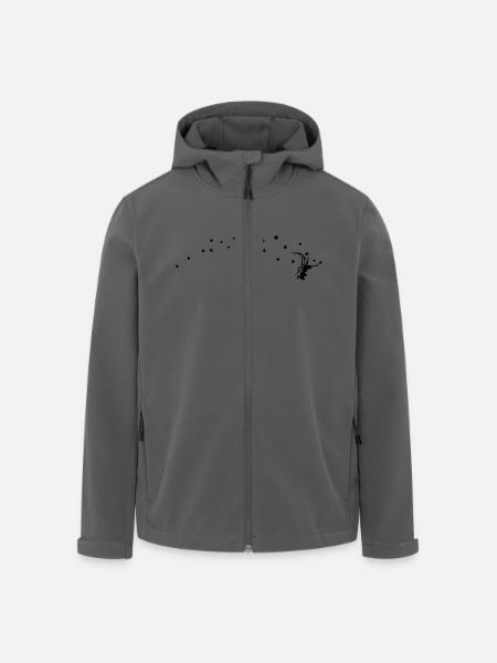 elfe - Recycelte Männer Softshell-Jacke von Stanley/Stella - Anthrazit