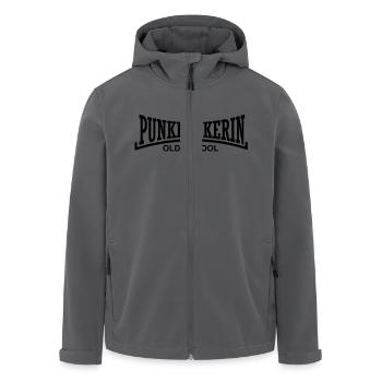 punkrockerin old school - Recycelte Männer Softshell-Jacke von Stanley/Stella - Anthrazit - Vorne - AI Model Male 185 light (185cm)
