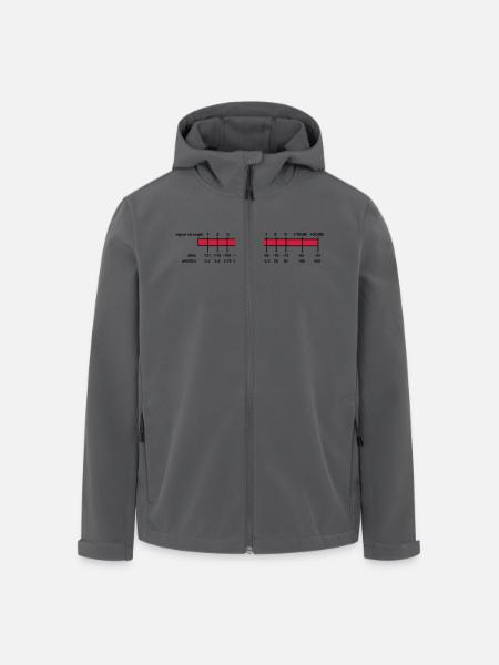 S-Meter - Recycelte Männer Softshell-Jacke von Stanley/Stella - Anthrazit