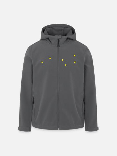 grosserwagen - Recycelte Männer Softshell-Jacke von Stanley/Stella - Anthrazit