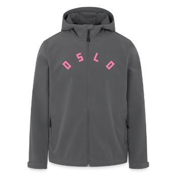 Oslo - Recycelte Männer Softshell-Jacke von Stanley/Stella - Anthrazit - Vorne - AI Model Male 185 light (185cm)