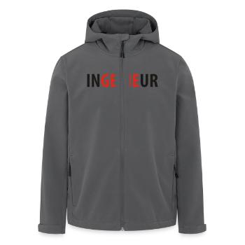 inGENIEur - Recycelte Männer Softshell-Jacke von Stanley/Stella - Anthrazit - Vorne - AI Model Male 185 light (185cm)