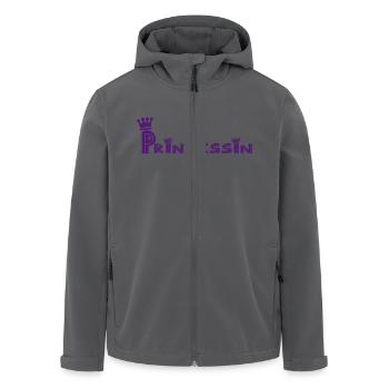 Prinzessin - Recycelte Männer Softshell-Jacke von Stanley/Stella - Anthrazit - Vorne - AI Model Male 185 light (185cm)