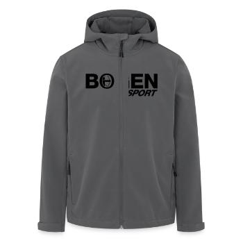 bogen_sport_2__f1 - Recycelte Männer Softshell-Jacke von Stanley/Stella - Anthrazit - Vorne - AI Model Male 185 light (185cm)