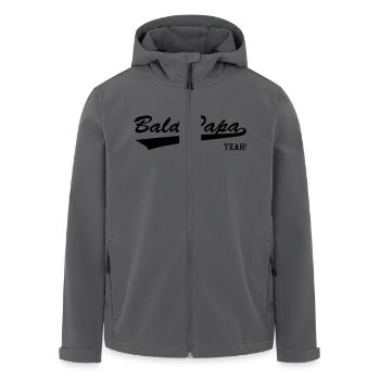 Vater - Recycelte Männer Softshell-Jacke von Stanley/Stella - Anthrazit - Vorne - AI Model Male 185 light (185cm)