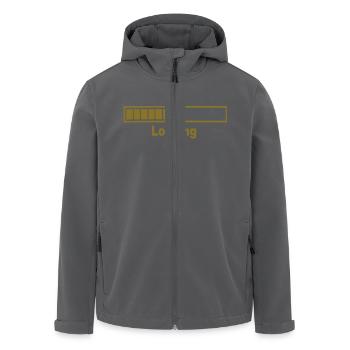 loading - Recycelte Männer Softshell-Jacke von Stanley/Stella - Anthrazit - Vorne - AI Model Male 185 light (185cm)