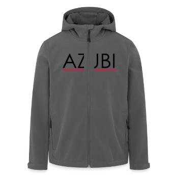 Azubi - Recycelte Männer Softshell-Jacke von Stanley/Stella - Anthrazit - Vorne - AI Model Male 185 light (185cm)