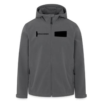 Drachenboot Paddel Drachenbootsport 1c - Recycelte Männer Softshell-Jacke von Stanley/Stella - Anthrazit - Vorne - AI Model Male 185 light (185cm)