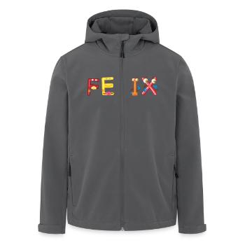 Felix - Recycelte Männer Softshell-Jacke von Stanley/Stella - Anthrazit - Vorne - AI Model Male 185 light (185cm)