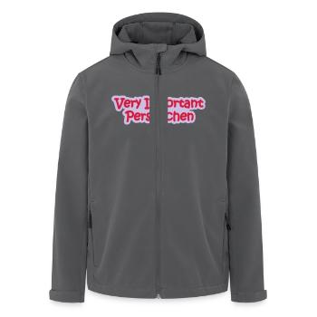 VIP Babysprüche - Recycelte Männer Softshell-Jacke von Stanley/Stella - Anthrazit - Vorne - AI Model Male 185 light (185cm)