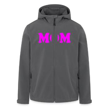 Mom - Recycelte Männer Softshell-Jacke von Stanley/Stella - Anthrazit - Vorne - AI Model Male 185 light (185cm)
