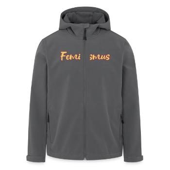 Feminismus Spruch Geschenk Vintage Emanzipation - Recycelte Männer Softshell-Jacke von Stanley/Stella - Anthrazit - Vorne - AI Model Male 185 light (185cm)