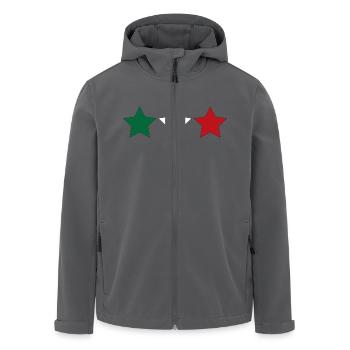 italien italy - Recycelte Männer Softshell-Jacke von Stanley/Stella - Anthrazit - Vorne - AI Model Male 185 light (185cm)