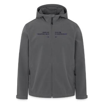 Reisen - Mark Twain - Recycelte Männer Softshell-Jacke von Stanley/Stella - Anthrazit - Vorne - AI Model Male 185 light (185cm)