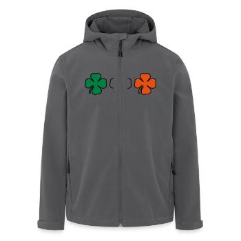 irish klee - Recycelte Männer Softshell-Jacke von Stanley/Stella - Anthrazit - Vorne - AI Model Male 185 light (185cm)