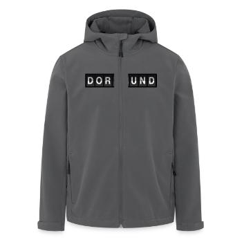 dortmund - Recycelte Männer Softshell-Jacke von Stanley/Stella - Anthrazit - Vorne - AI Model Male 185 light (185cm)
