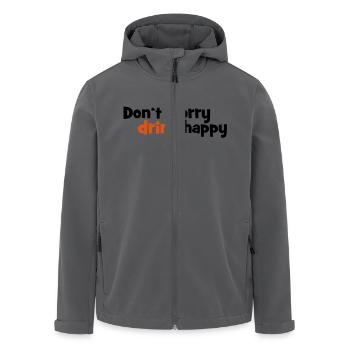 Alkohol - Recycelte Männer Softshell-Jacke von Stanley/Stella - Anthrazit - Vorne - AI Model Male 185 light (185cm)