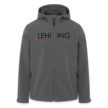 lehrling - Recycelte Männer Softshell-Jacke von Stanley/Stella - Anthrazit - Vorne - AI Model Male 185 light (185cm)