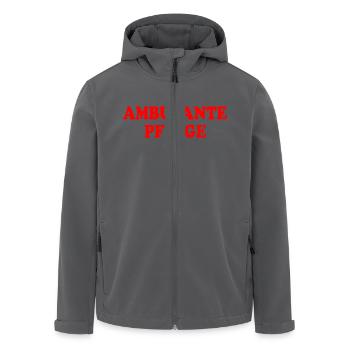 Ambulante pflege - Recycelte Männer Softshell-Jacke von Stanley/Stella - Anthrazit - Vorne - AI Model Male 185 light (185cm)