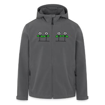Fünf Hübsche Margeriten 5 Blumen Dekorativ Reihe - Recycelte Männer Softshell-Jacke von Stanley/Stella - Anthrazit - Vorne - AI Model Male 185 light (185cm)