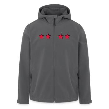 sterne - Recycelte Männer Softshell-Jacke von Stanley/Stella - Anthrazit - Vorne - AI Model Male 185 light (185cm)