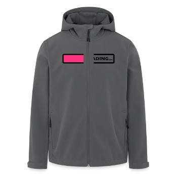 loading laden computer warten ladebalken - Recycelte Männer Softshell-Jacke von Stanley/Stella - Anthrazit - Vorne - AI Model Male 185 light (185cm)