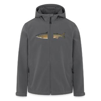fish471 - Recycelte Männer Softshell-Jacke von Stanley/Stella - Anthrazit - Vorne - AI Model Male 185 light (185cm)