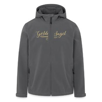 Golden Angel | gold metallic style - Recycelte Männer Softshell-Jacke von Stanley/Stella - Anthrazit - Vorne - AI Model Male 185 light (185cm)
