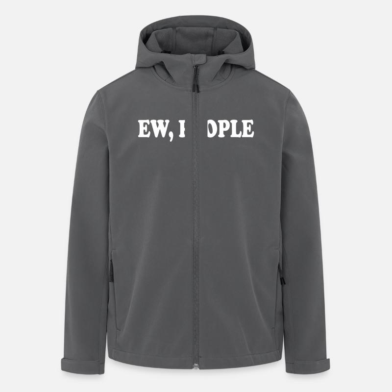 ew people - Veste softshell homme en polyester recyclé Stanley/Stella - charbon