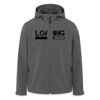 loading - Recycelte Männer Softshell-Jacke von Stanley/Stella - Anthrazit - Vorne - AI Model Male 185 light (185cm)
