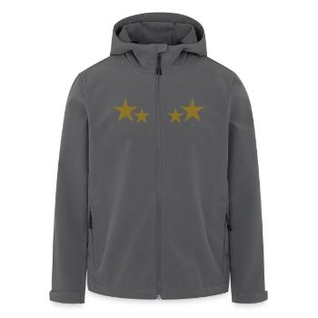 koch - Recycelte Männer Softshell-Jacke von Stanley/Stella - Anthrazit - Vorne - AI Model Male 185 light (185cm)
