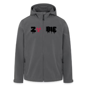 Zombie - Recycelte Männer Softshell-Jacke von Stanley/Stella - Anthrazit - Vorne - AI Model Male 185 light (185cm)