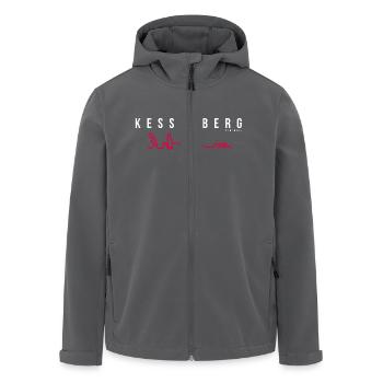 Kesselberg Strecke Pulli - Recycelte Männer Softshell-Jacke von Stanley/Stella - Anthrazit - Vorne - AI Model Male 185 light (185cm)