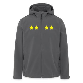 bewertung - Recycelte Männer Softshell-Jacke von Stanley/Stella - Anthrazit - Vorne - AI Model Male 185 light (185cm)