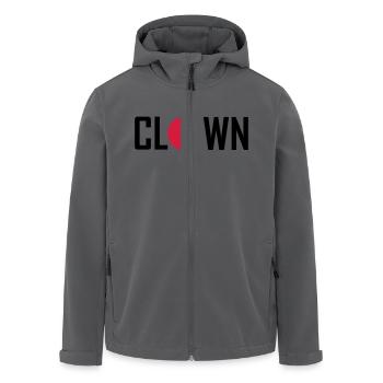 clown - Recycelte Männer Softshell-Jacke von Stanley/Stella - Anthrazit - Vorne - AI Model Male 185 light (185cm)