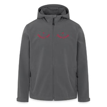 small titties club. - Recycelte Männer Softshell-Jacke von Stanley/Stella - Anthrazit - Vorne - AI Model Male 185 light (185cm)