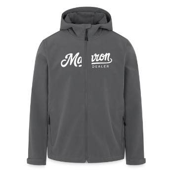 Süße Leckerei-Liebhaber Design - Recycelte Männer Softshell-Jacke von Stanley/Stella - Anthrazit - Vorne - AI Model Male 185 light (185cm)